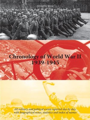 cover image of Chronology of World War II 1939-1945